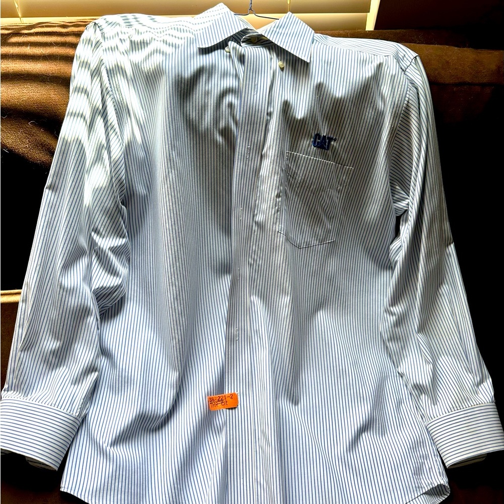 Caterpillar Work Shirt 15 1/2, Neck 32/33 Size Large